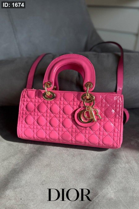 شنطة - LADY Dior - زهري