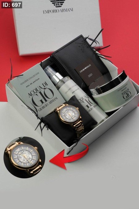 طقم هدية - ARMANI BOX / الشبابي - روز وابيض