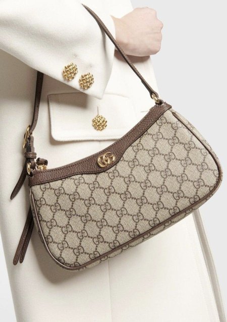 شنطة - Gucci Clasic / شامل علبة - بني <br> <span class='text-color-warm'>نفدت الكمية</span>