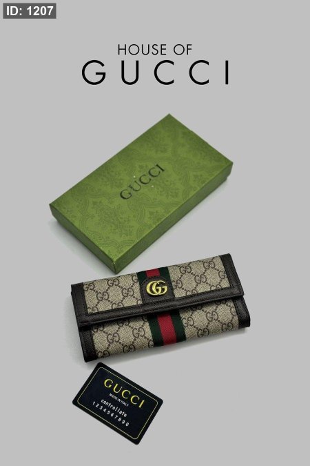 Gucci جزدان شامل علبة - شعار وسط