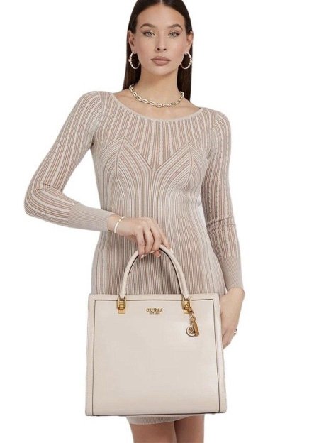 شنطة - Guess Abey Elite Tote - بيج